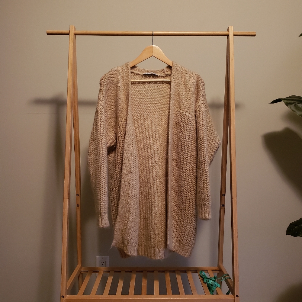 Zara Tan Cardigan